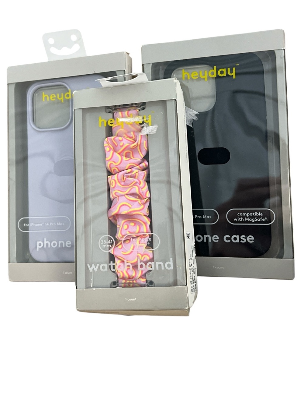 Heyday NIB Bundle: 2 iPhone 14 Pro‎ Max Cases + Watch Band 38-41m
